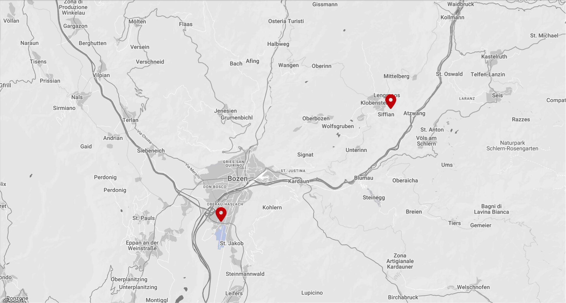 Lavoris - Kontakt - Google Map - DARK